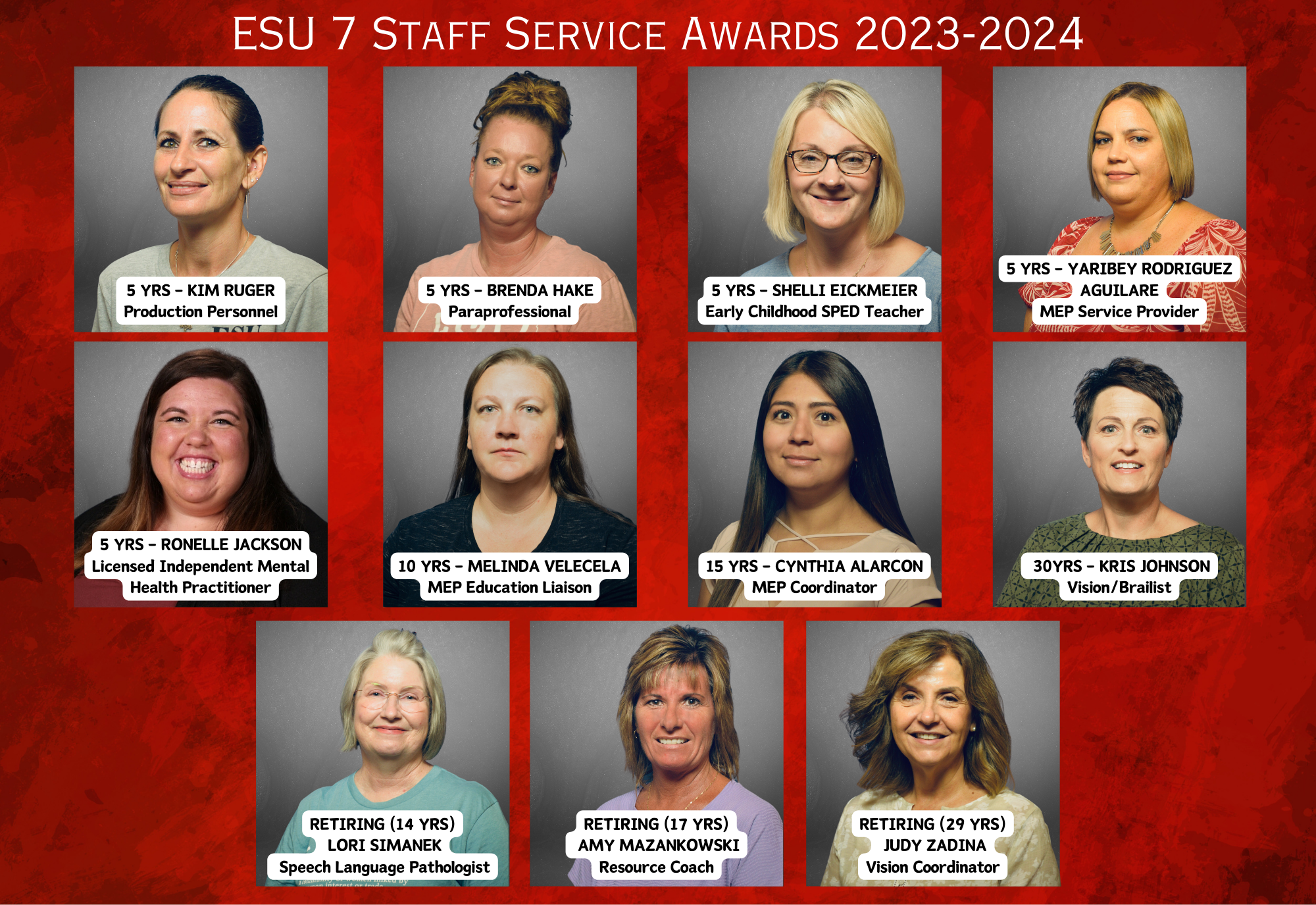 23-24 staff service awards