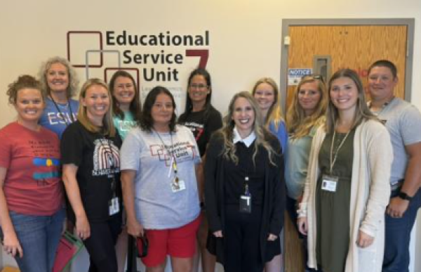 Learning Academy Staff (11): Brooke Hemmer, Cara Neesen, Brandy Rose, Anne Baptiste, Sherry Olney, Kristen Cattau, Sonya Sukup, Breena Walkenhorst, Ashley Lerch, Kassi Cornwell, and Lee Rasmussen.